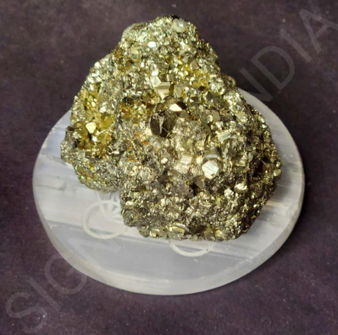 Raw Pyrite Crystal Chunk – Wealth & Success Attraction
